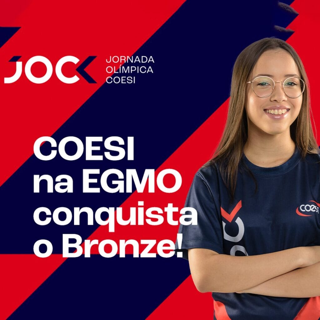Estudante do COESI conquista medalha na EGMO
